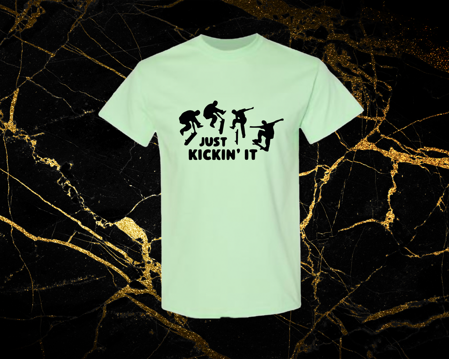 black_mint green