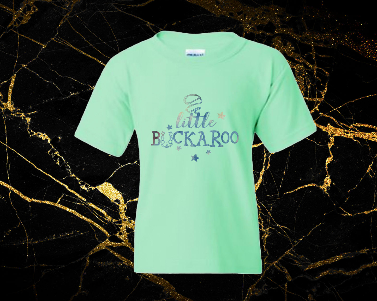 blue galaxy_mint green