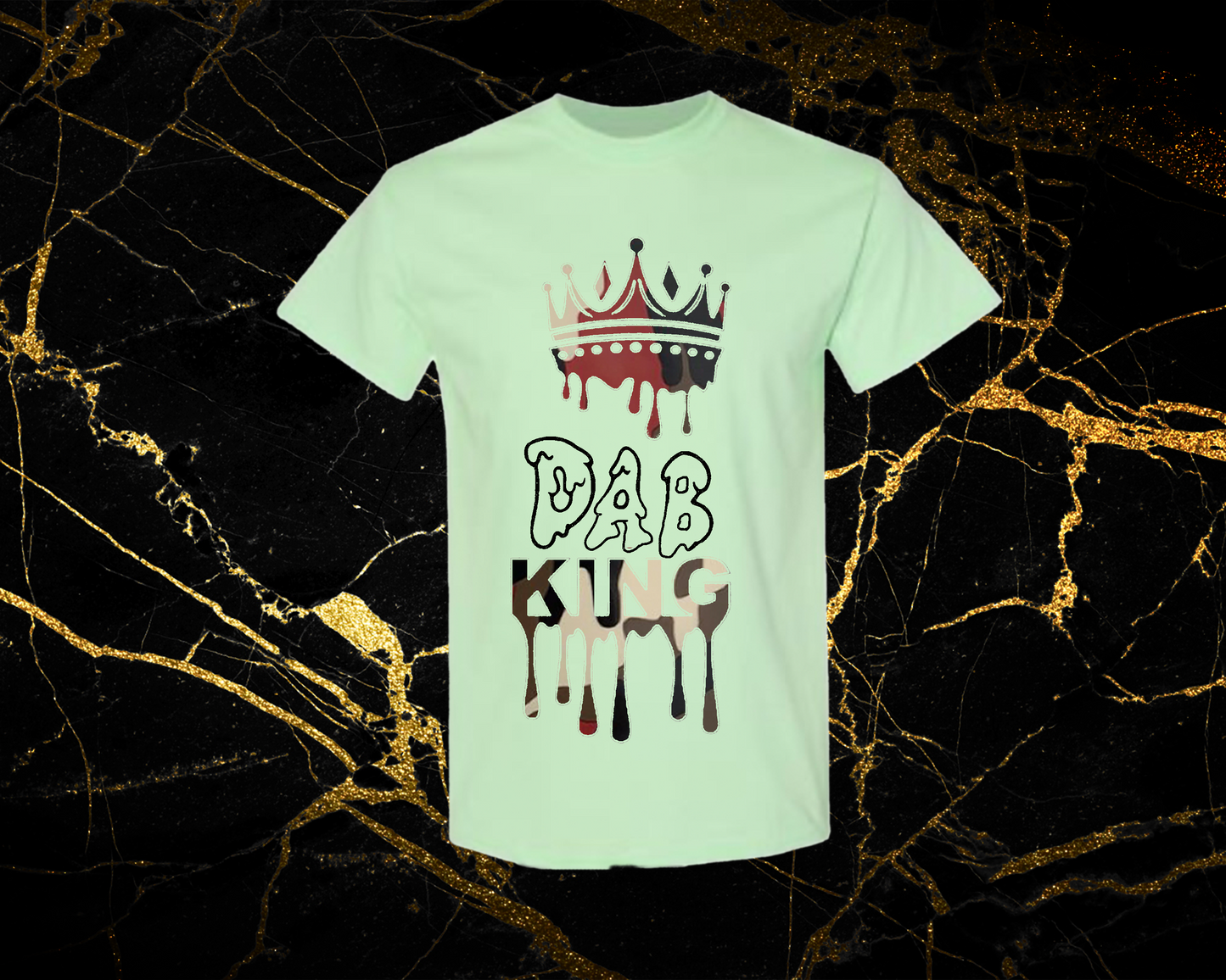 brown camo_mint green