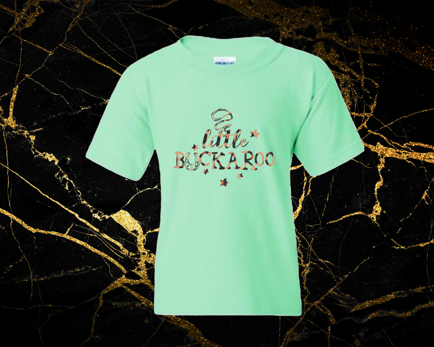 leopard 1_mint green