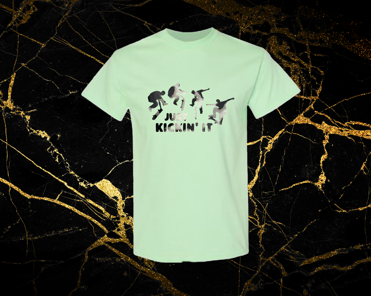 leopard 2_mint green