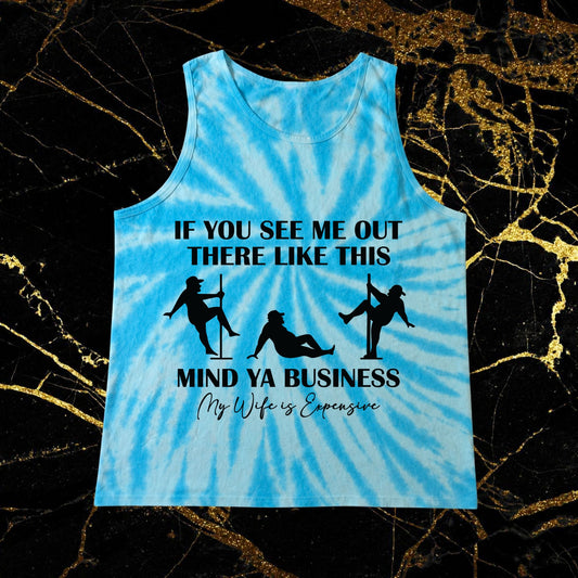 blue tie dye