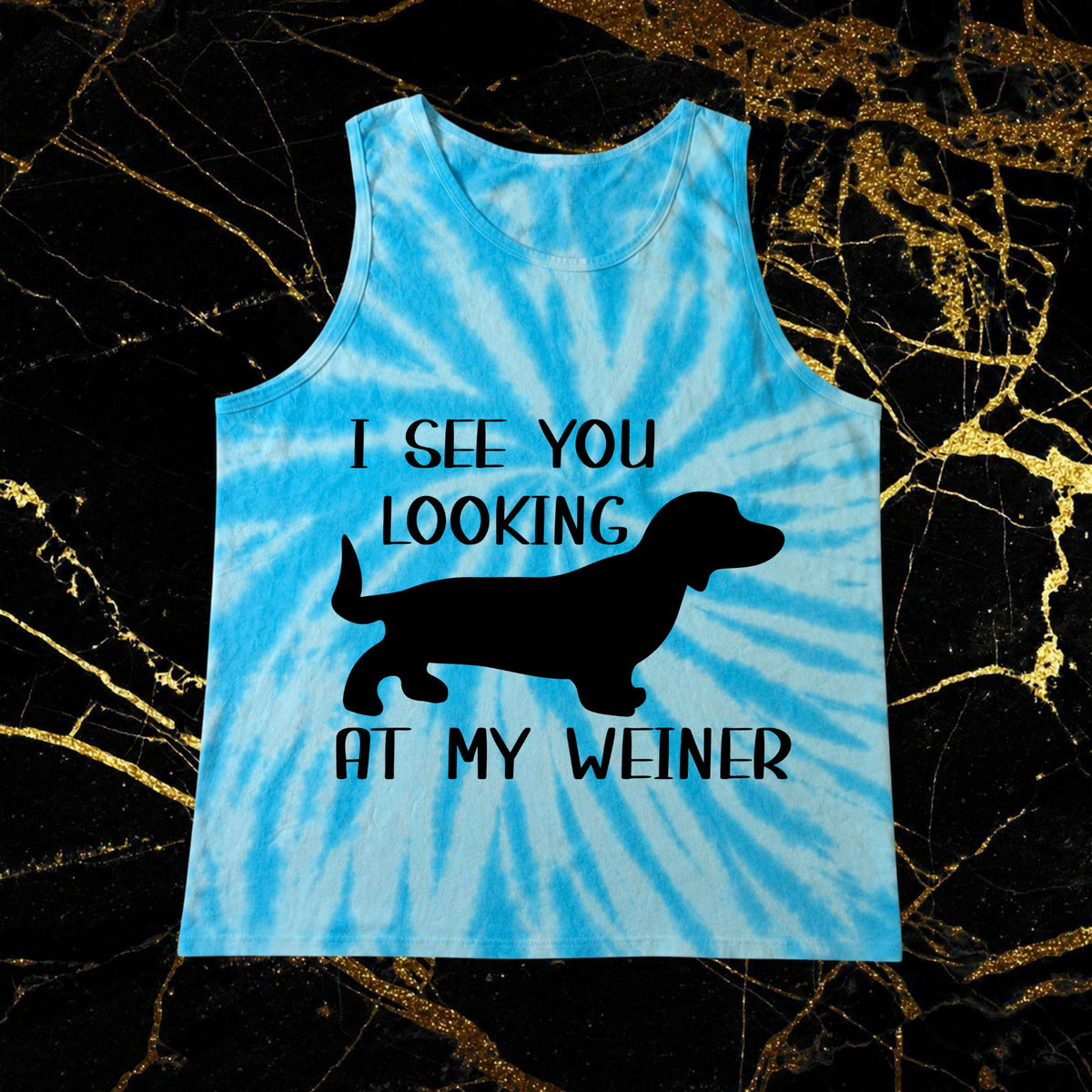 blue tie dye