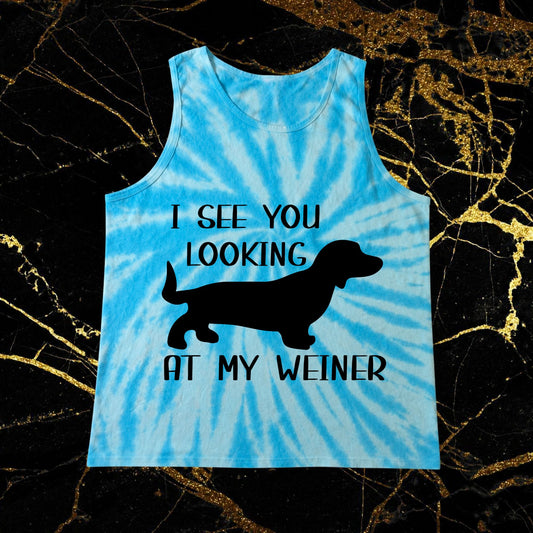 blue tie dye