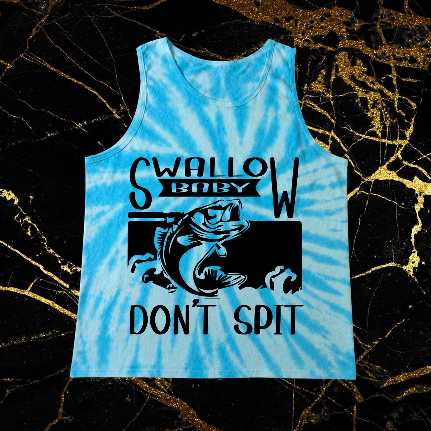 blue tie dye