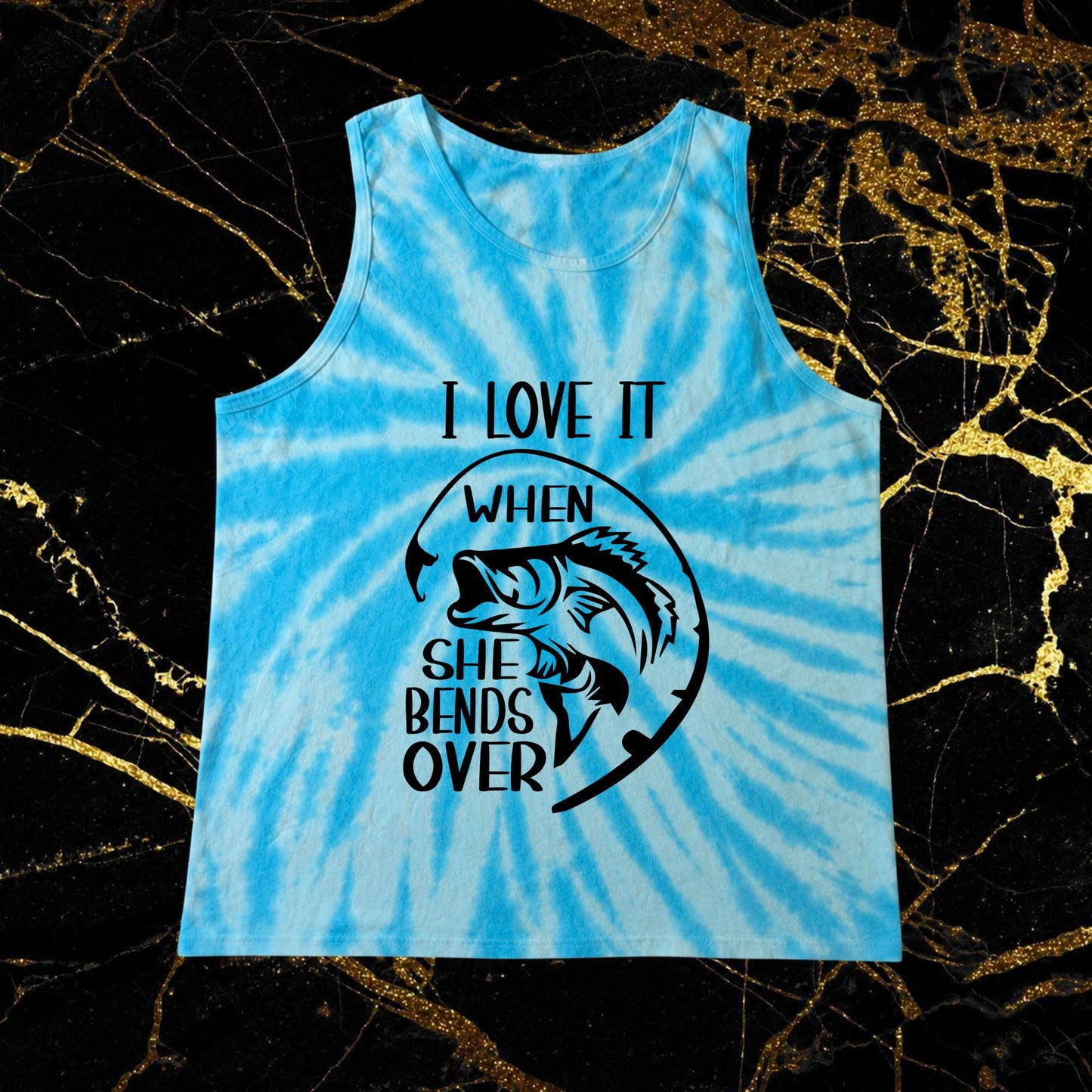 blue tie dye