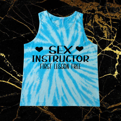 blue tie dye