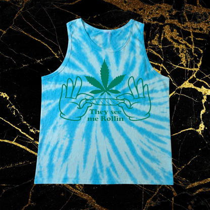green_blue tie dye