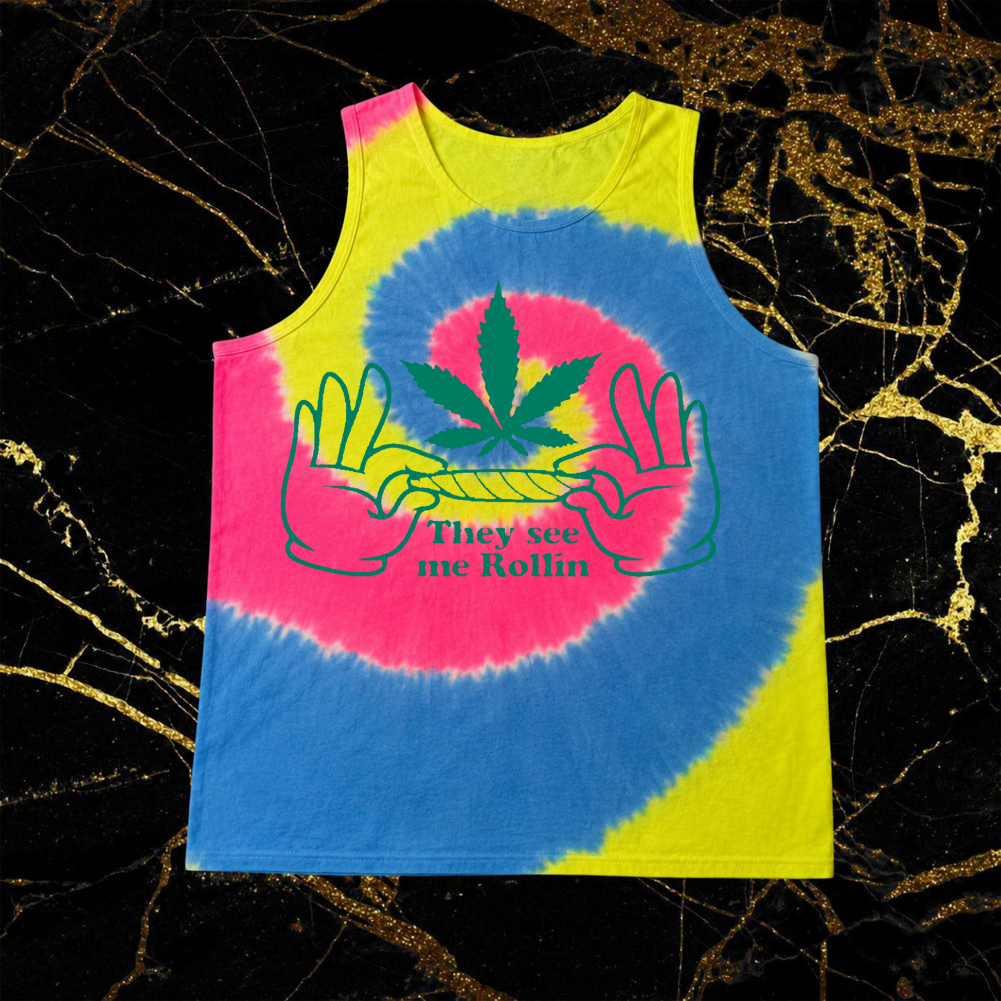 green_tie dye