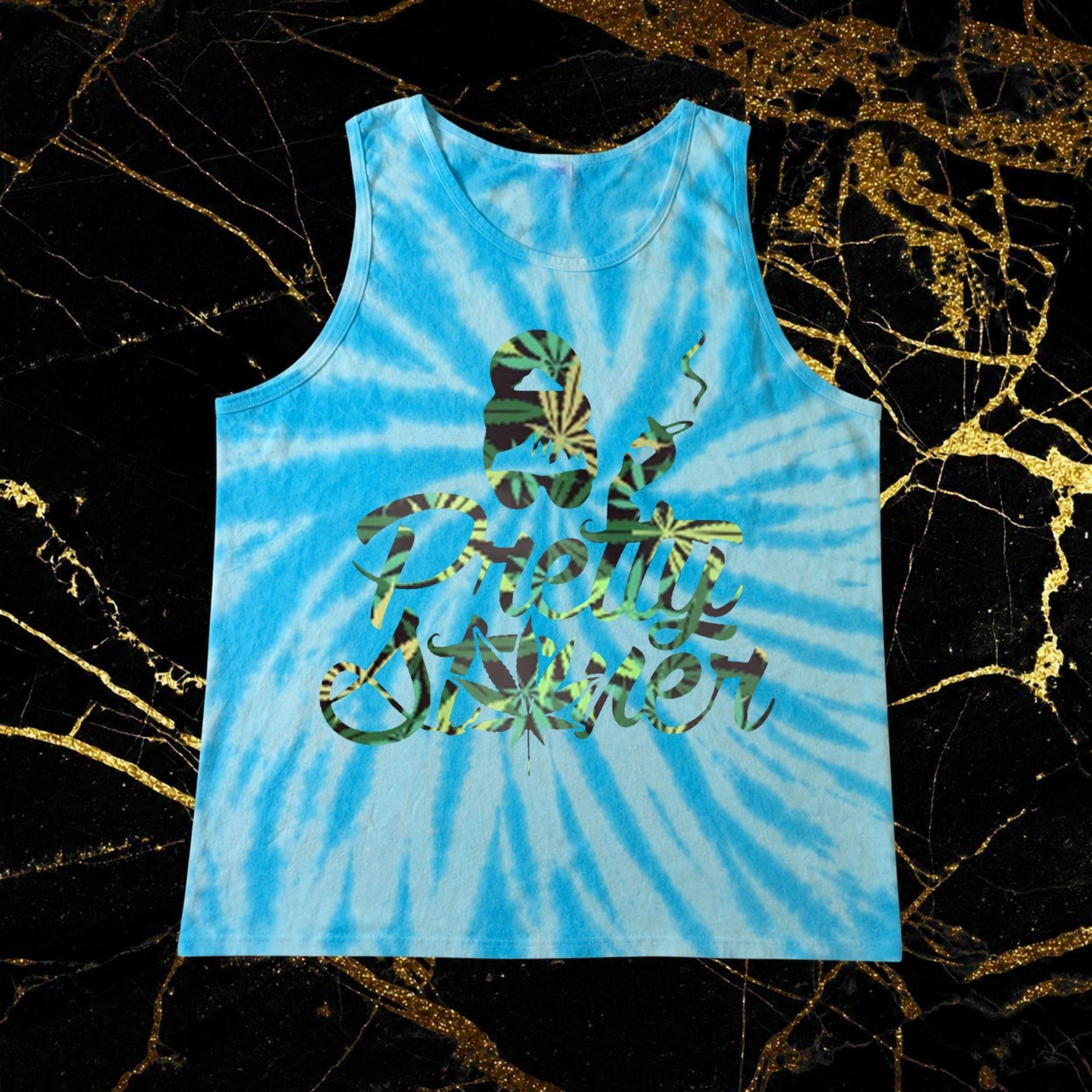 leafs 3_blue tie dye