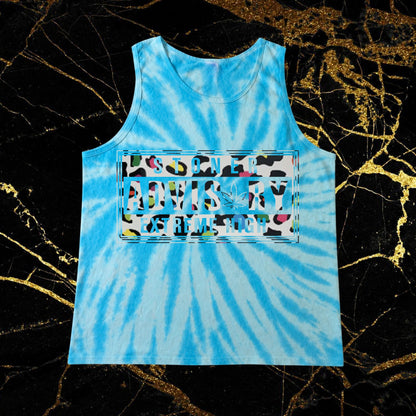 leopard 5_blue tie dye