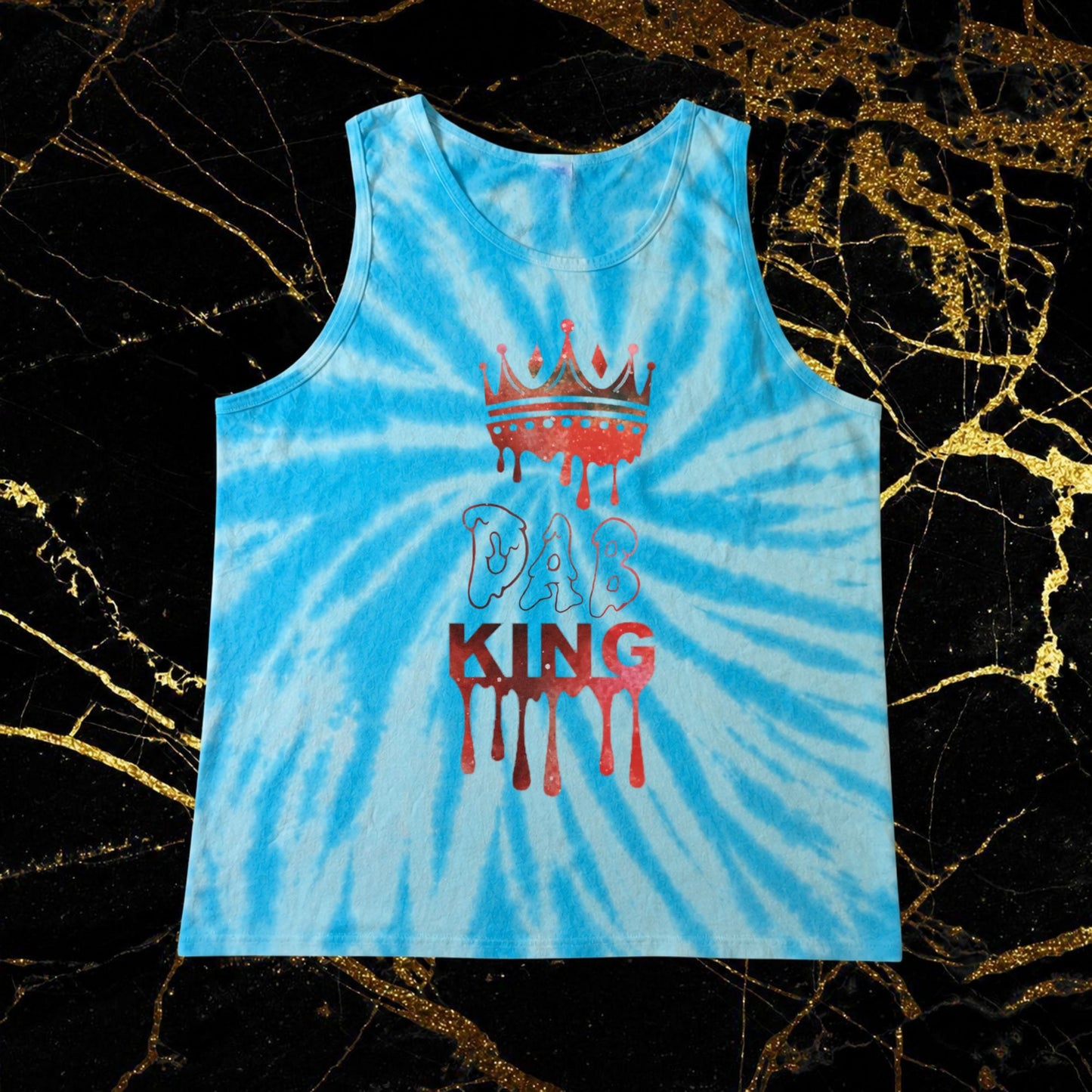 red galaxy_blue tie dye