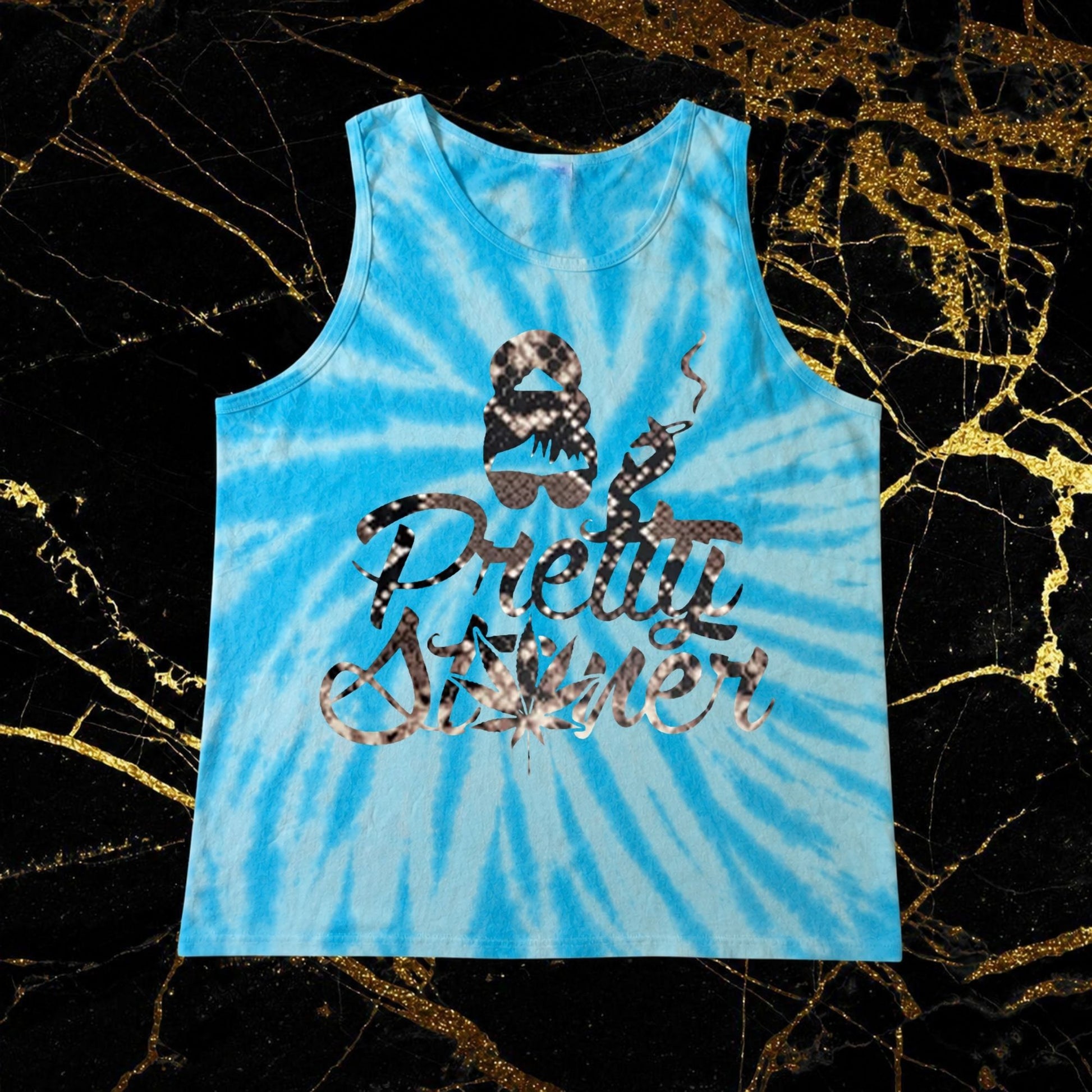 snake 2_blue tie dye