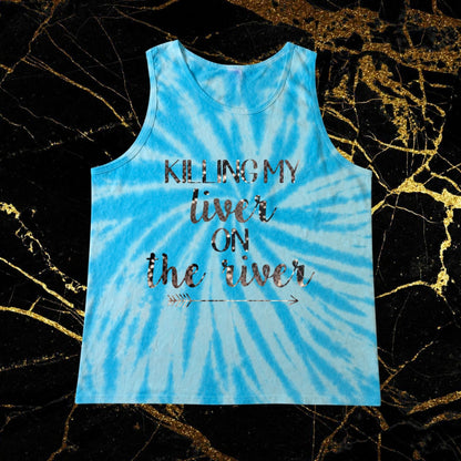 snake 2_blue tie dye