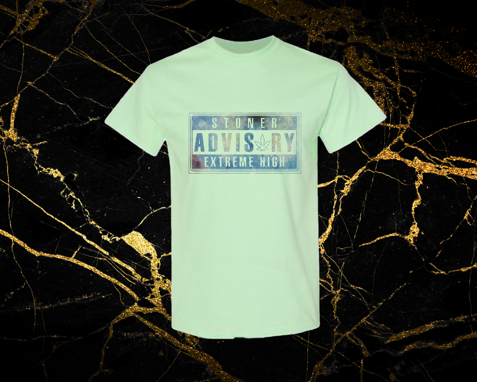 blue galaxy_mint green