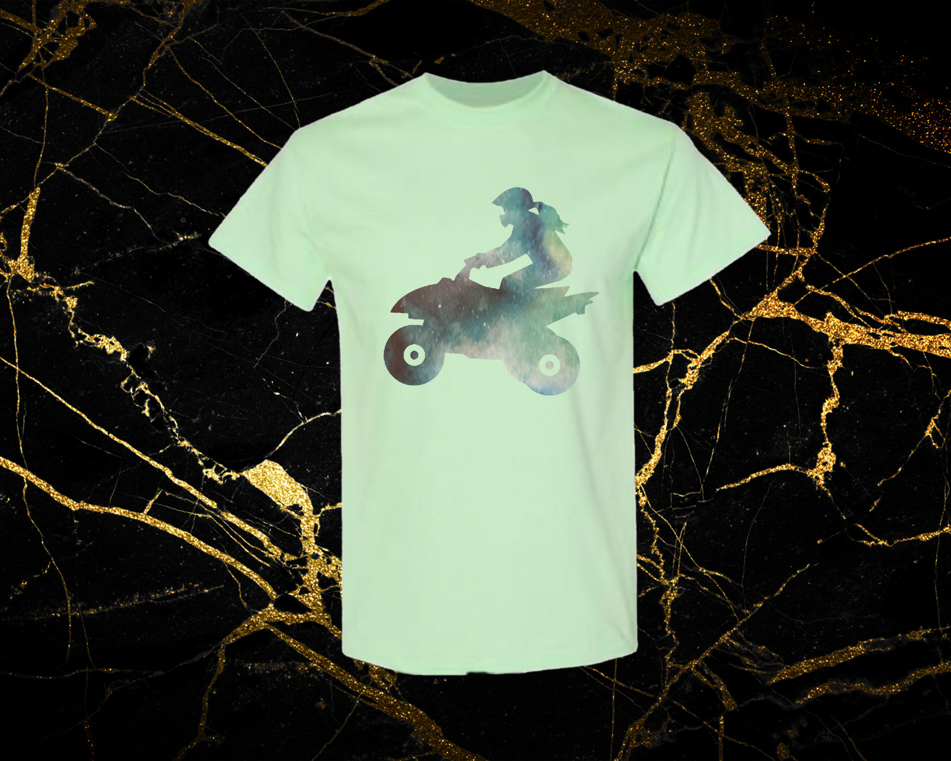green galaxy_mint green