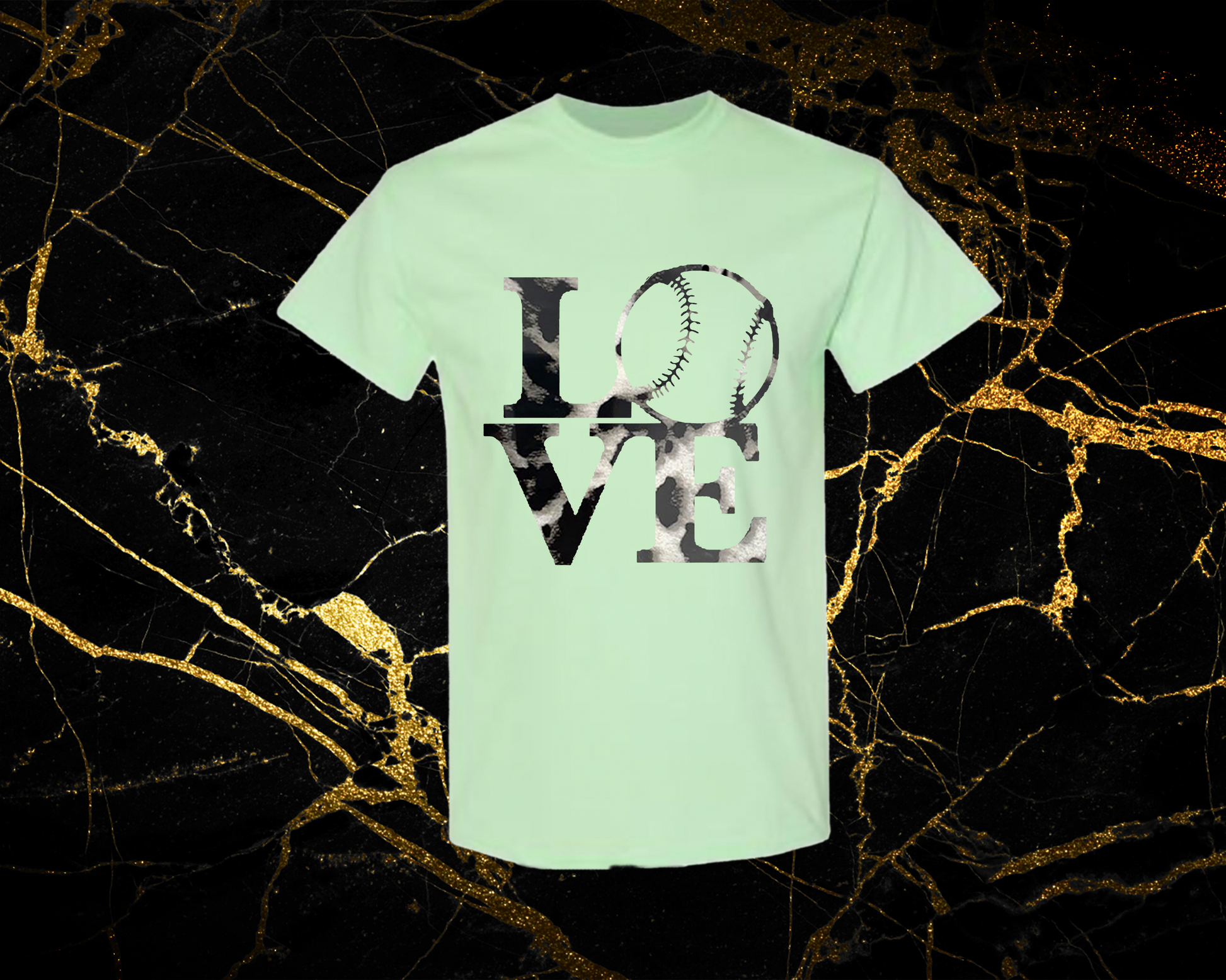 leopard 2_mint green